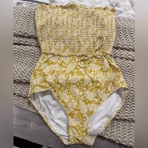 Loft One Piece Strapless Swimsuit